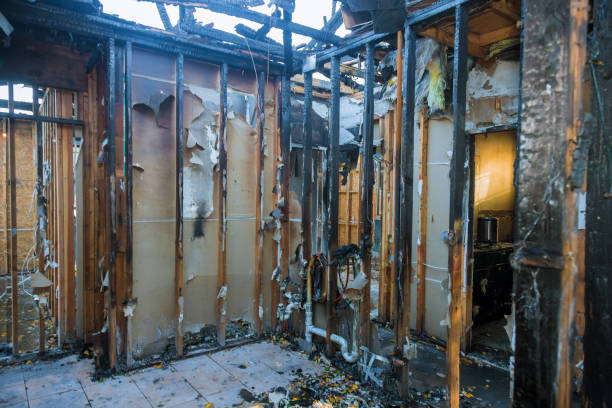 Professional Soot Cleanup technician working in Lambertville, NJ